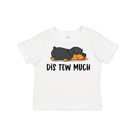 Inktastic Napping Dis Tew Much Rottweiler Boys or Girls Toddler T-Shirt