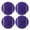 Purple, variant on 4 Pcs Heavy Duty Precut Tennis Balls for Furniture Legs and Floor Protection 2.56 Inch Chairs Desks Furniture Tennis Balls for Chairs Feet Long Lasting Foot Covers