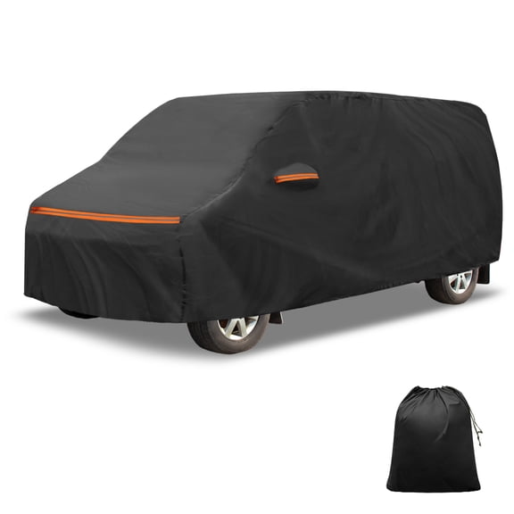 Unique Bargains Car Cover for Toyota Alphard Aluminum Film,Cotton Outdoor Full Car Cover All Weather Waterproof Windproof Sun Protection with Driver Door Zipper
