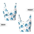 thumbnail image 5 of Picia Cartoon Poodle Dog Sports Bra for Women,Padded Strappy Sports Bras Medium Support Yoga Bra with Removable Cups,Running Yoga Bra-XX-Large, 5 of 9
