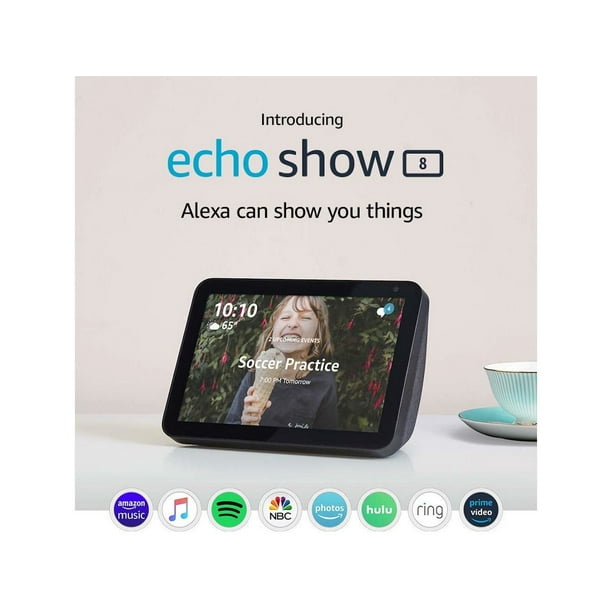 Echo Show 8 (1st Gen, 2019 release) -- HD smart display with Alexa