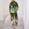 thumbnail image 5 of Lsque Pikmin Pattern Long Sleeve Pajama Set for Women - Soft 2-Piece Sleepwear and Loungewear Set with Pockets, Comfy Nightwear, 5 of 8