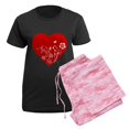 thumbnail image 5 of CafePress - Heart Women's Dark Pajamas - Women's Short Sleeve Print T-Shirt and Pants Dark Cotton Pajama Set, 5 of 7