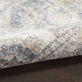 thumbnail image 6 of Nourison Astra Machine Washable 5'3" x 7' Grey Blue Vintage Indoor Flatweave Rug, 6 of 10