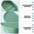 thumbnail image 2 of Caja de jabón para jabonera de viaje, caja de jabón sólida impermeable con para viajes, senderismo, ducha, baño, escuela, gimnasio Otros Rojo Verde, 2 of 4
