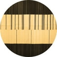 thumbnail image 1 of Ahgly Company Indoor Round Abstract Brown Contemporary Area Rugs, 7' Round, 1 of 4