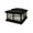Black, variant on LZM625W Mailbox Post Solar Cap - White