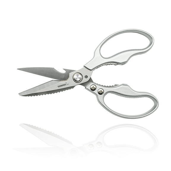 TONMA Kitchen Shears Heavy Duty, Multipurpose Stainless Steel Kitchen Scissors, Japanese Dishwasher Safe Food Cooking Scissors