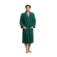 thumbnail image 1 of Turkuoise Men's Terry Cloth Robe 100% Premium Turkish Cotton Terry Kimono Collar, 1 of 5
