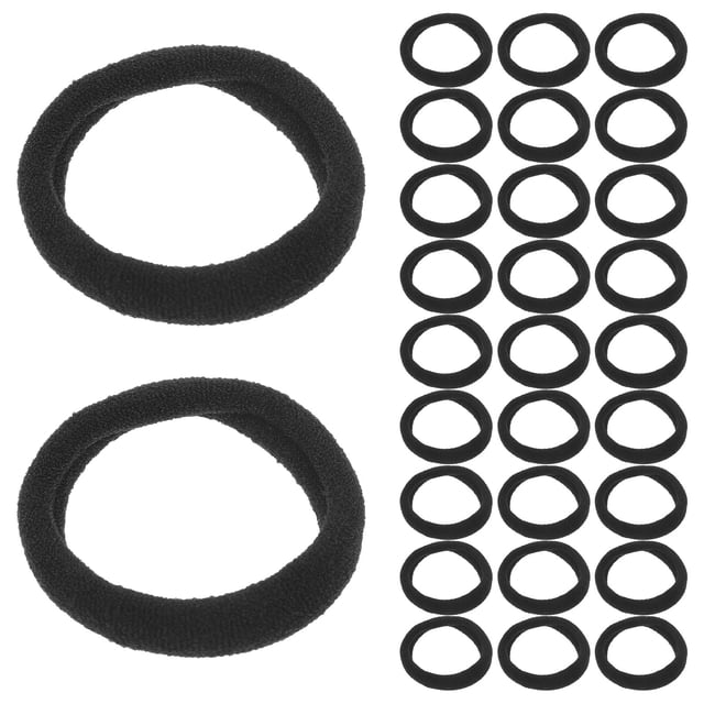 unbranded 100Ud Cintas Elásticas Para El Negro Accesorios Para Peinados Y