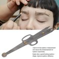 thumbnail image 3 of Eyebrow Stencil, Portable Sterile Advanced  Positioning RulerTattoo Positioning Ruler, Make Up Beauty Shop for Home Girls Golden,Silver,Black, 3 of 8