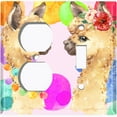 thumbnail image 6 of Metal Light Switch Plate Outlet Cover (Llama Love LLA001), 6 of 19