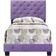 thumbnail image 3 of Glory Furniture Suffolk Twin Bed in Purple Color, 3 of 6