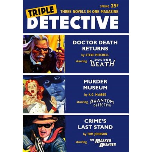 Pre-Owned Triple Detective 2 Spring 1956 Paperback 1440450889 9781440450884 Tom Johnson, K.G. McAbee, Steve Mitchell