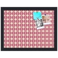 thumbnail image 2 of PinPix 16x12 Custom Cork Bulletin Board  Poster Board Has a Fabric Style Canvas Finish, Framed in Retro Patterns, by ArtToFrames (PinPix-237), 2 of 5