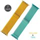 thumbnail image 2 of Paquete de 2 correas de reloj trenzadas de nailon elástico compatibles con Apple Watch de 38 mm, 40 mm, 42 mm y 44 mm para mujer y hombre. Correas finas Sport SoloLoop para iPhone., 2 of 5