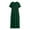 C-Green82, variant on DHFJKG Womens Sweaters Dress Knit Ribbed V Neck Solid Color Short Sleeve Button Up Loose Fit Maxi Dress Classic Dresses