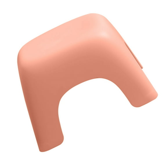 DEMACRIO Kids Step Stools Square Pink Plastic 1Pack Non Skid 9.9x9.9x6.3in