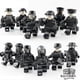 thumbnail image 4 of 12pcs Black Swat Police Minifigure Building Block Accessories Military Toy. Fun for kids!, 4 of 4
