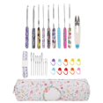 thumbnail image 1 of Oubit Colorful Crochet Hooks Set,9Pcs Crochet Hooks Various Crochet Hooks Crochet Needle World-Class Design, 1 of 9
