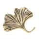 thumbnail image 3 of Perilla de gabinete con forma de hoja de ginkgo, herrajes para gabinetes, elegante tirador de tocador Retro, 3 of 9