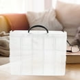 thumbnail image 2 of HINTRMENT Clothes Organizing Box Three Layer Socks Organizer Box White Plastic 1Pack 9.9X7In, 2 of 8