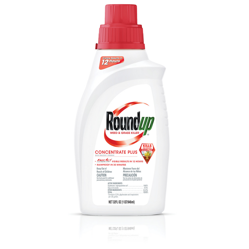 Roundup Weed & Grass Killer Concentrate Plus 32 oz.