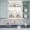 White, variant on 3 Piece Kitchen Curtains and Valances Set White Daisy Cafe Curtains 36 Inch Length Spring Floral Elegant Pastoral Bees Watercolor Valance & Tier Curtain for Living Room Bedroom 54"x18" 27"x36"*2