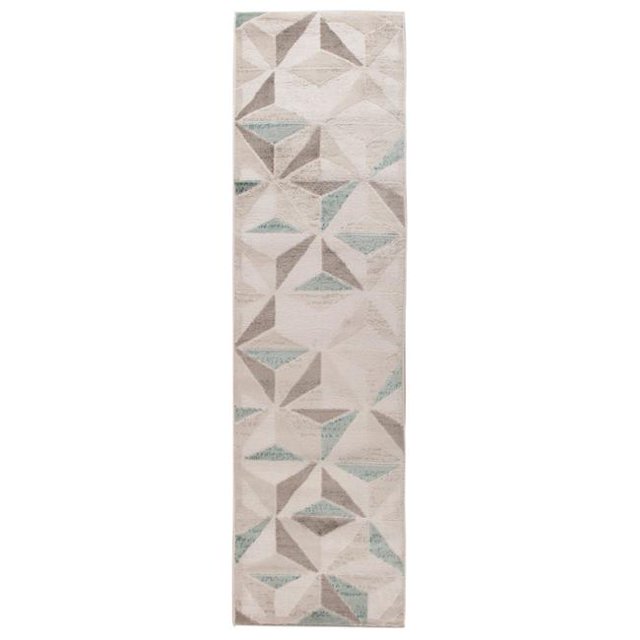 LR Home TRANQ81362FGB2070 Tranquility Diamond Subtility Runner Indoor Area Rug