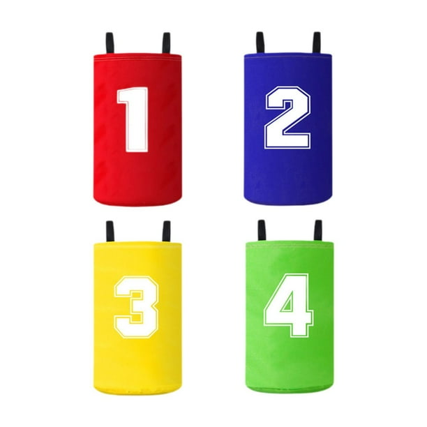 4x Bolsa de salto para juegos de césped al aire libre, lona, juguete educativo, bolsas de vacaciones, juego deportivo Sense, bolsa de salto para