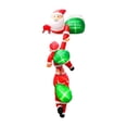 thumbnail image 4 of Inflable navideño de Papá trepador para decoración de patio con luz incorporada de 94,49'' de para puerta de entrada, vacaciones de, 4 of 8