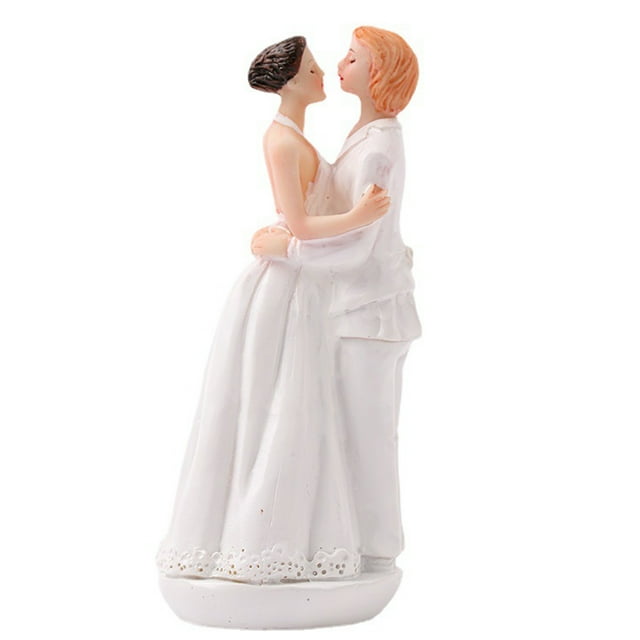 Guardurnaity Decoraciones románticas para pasteles de boda de estilo occidental para novios, decoraciones para pasteles de boda, etc. Ropa, zapatos y accesorios Miscelánea tipo+1