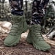 thumbnail image 4 of Zapatos de trekking para hombre Zapatos de escalada impermeables antideslizantes Zapatos militares ligeros, 4 of 8