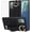 Black, variant on Phone Case for Samsung Galaxy Note 20 5G Cover with Screen Protector and Wrist Strap Kickstand Wristband Holder Stand Ring Silicone Rubber Cell Note20 Notes 20s Twenty Not S20 Women Men Brown
