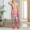 thumbnail image 2 of Logiee Thai elephant Print Pajama Pants for Men,Men’s Pajama Bottoms,Mens PJ Pants with Pockets & Button Fly-Medium, 2 of 6