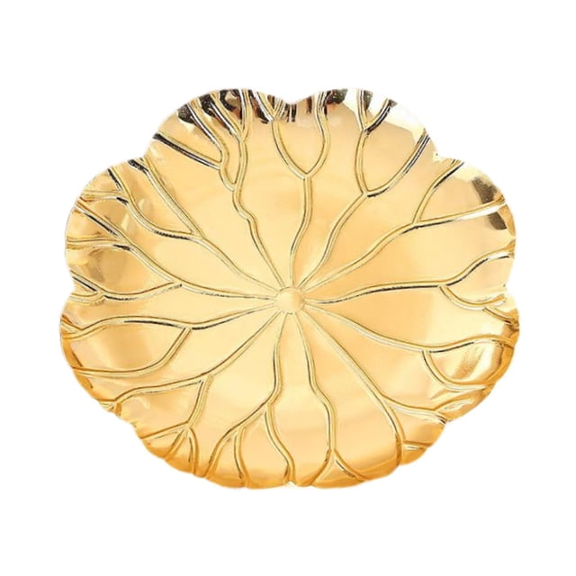 Bandeja decorativa para servir comida, accesorio decorativo, bandeja para presentación de joyería, portavelas, bandeja para cafetería y apartamento Loto