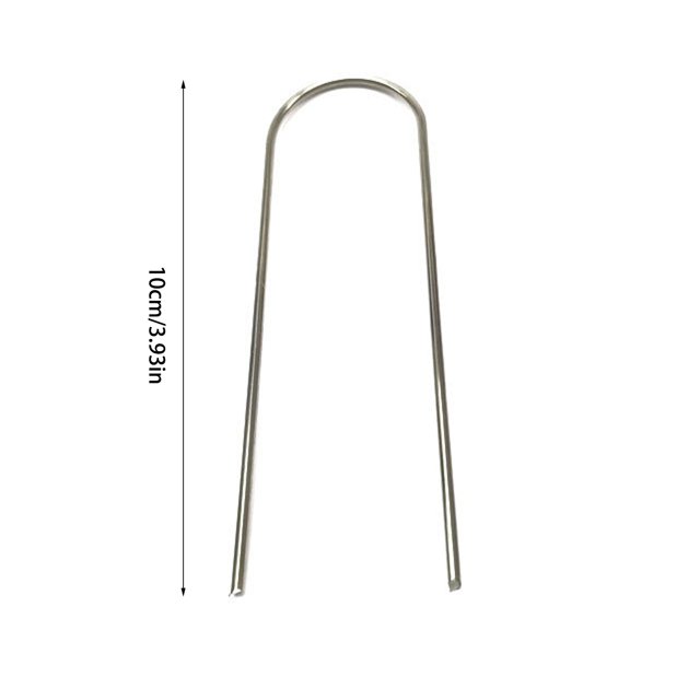 JJKBVCLO U Shaped Ground Stakes For Cat Proof Netting & Barrier Secure For Cat Mats & Pins Pack Of 8