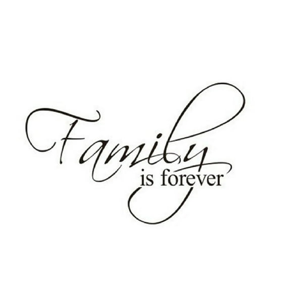 Dienrx Sticker, Clearance Stickers, Family Forever Wall Sticker Quotes Decal Inspirational Saying for Living Room Decor