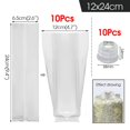 thumbnail image 1 of Pp Mushroom Plant Growing Kits Spawn Bag Kit High Temp Pre Sealable Substrate Cultivation Container Breathable Lock Ring Planter Tool, 1 of 5
