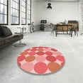 thumbnail image 3 of Ahgly Company Indoor Rectangle Patterned Light Coral Pink Area Rugs, 7' x 9', 3 of 6