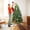 Green#59, variant on Christmas Tree 7FT Christmas Tree with 1375 PE+PVC Tips – Full-Bodied Holiday Tree with Hinged Branches, Easy Assembly, Stable Metal Stand, Classic Green Xmas Decoration,Flocked Christmas Tree