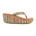 thumbnail image 6 of volatile women's island wedge sandal, natural, 6 b us, 6 of 11
