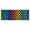Rainbow Checkered Pattern, variant on Rainbow Checkered Pattern Kitchen Rug Mat,Kitchen Runner Rugs Non Skid Washable,Decorative Kitchen Floor Mats for Kitchen,Sink,Laundry,17"X47"