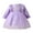 Purple, variant on Bagilaanoe Little Girls Formal Dress Long Sleeve A-line Princess Dresses 3T 4T 5T 6T 7T Kids Patchwork Tulle Dress for Wedding Birthday Party Gown