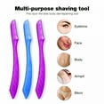 thumbnail image 2 of EXLEAF 2026 New 3Pcs Eyebrow Razor Trimmer for Women Face[Extra Precision]Peach Fuzz Remover,Disposable Dermaplane Facial Hair Shaper,Dermaplaning Shaving Removal Tool-Facial Shave Shaver Blades, 2 of 7