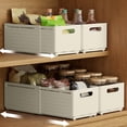thumbnail image 6 of Yika Retractable Storage Box Kitchen Cabinet Right Angle Storage Box Household Snack Seasoning Sundry Organizer Box, 6 of 6