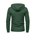 thumbnail image 4 of POINTERTECK Mens Hooded Sweater Coat With Solid Color Zipper Pocket In Autumn And Winter, 4 of 5