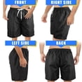 thumbnail image 4 of Trajes de baño Scotamalone de secado rápido con forro de malla de 7 pulgadas, negro, 4 of 6