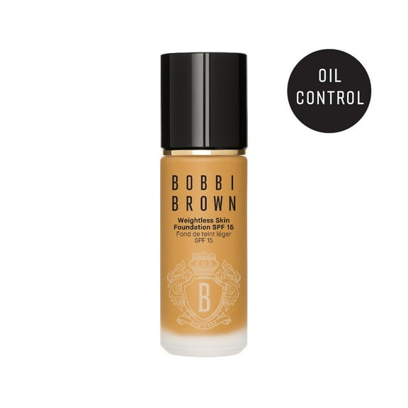 Bobbi Brown Weightless Skin Foundation SPF 15 - W-064 Honey (Medium dark beige with yellow undertones for medium dark skin) .44 Fl OZ / 13 ml