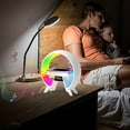 thumbnail image 4 of Dvkptbk Chargeur Sans Fil Lampe Haut-Parleur Bluetooth Musique Horloge Touche d'Alarme et Contrôle par Application, 4 of 9